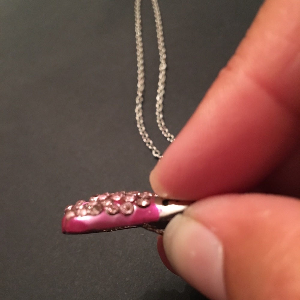 Breast Cancer Fight Necklace - Picture 7 of 7
